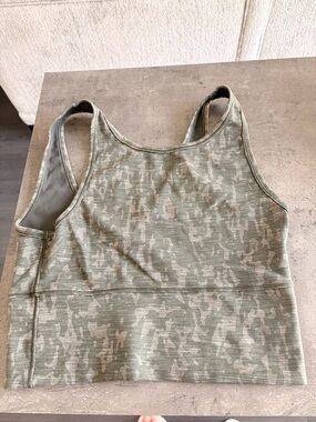 Lululemon Cammo Crop Workout Top
